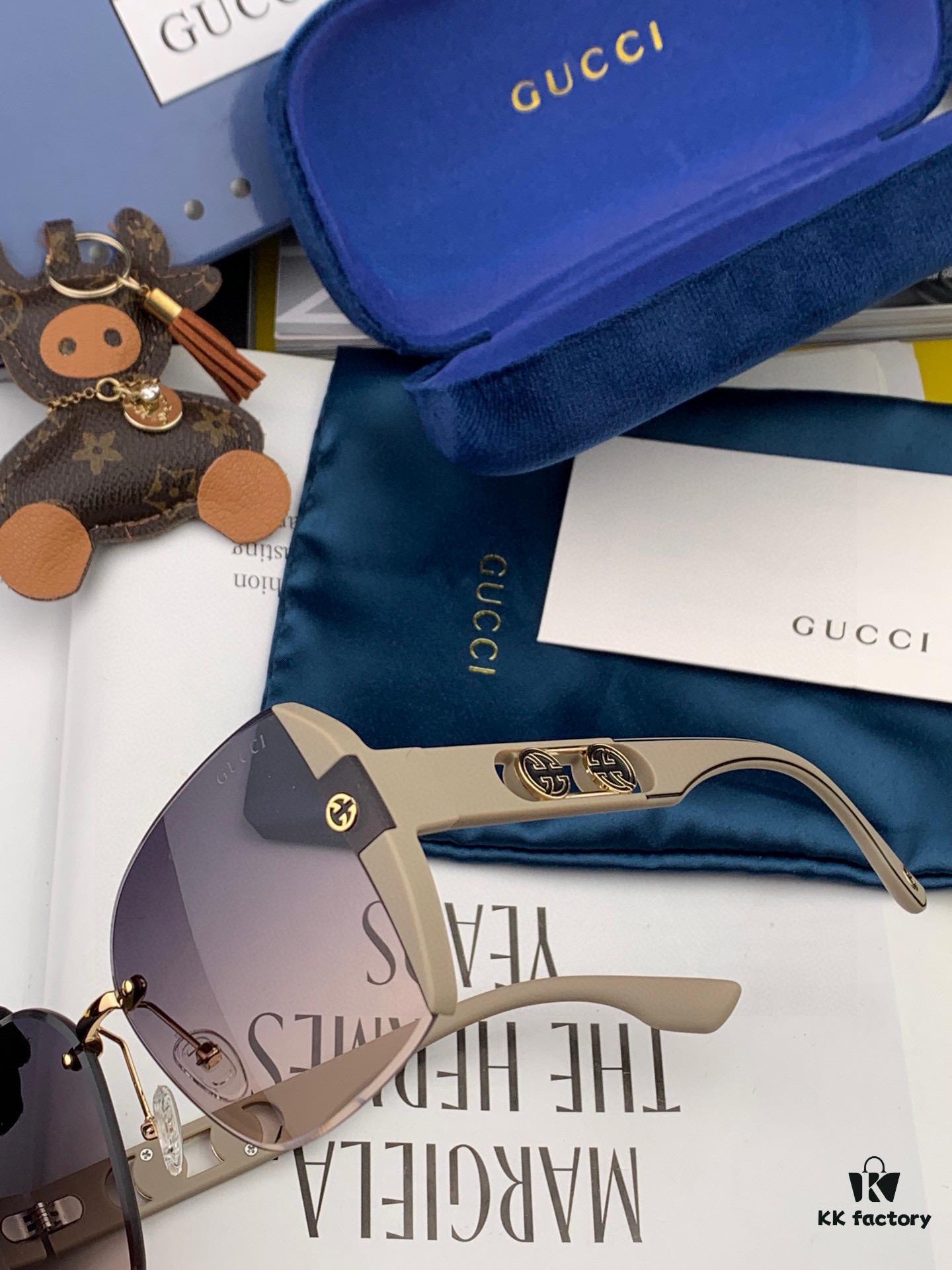 6931fd7c3a89a121ed54dc53 【GUCCI】2025 Spring New Arrival Trendy Fashion Square Frame Sunglasses High Quality Comfortable Wear Influencer Style Shades Model: G0296