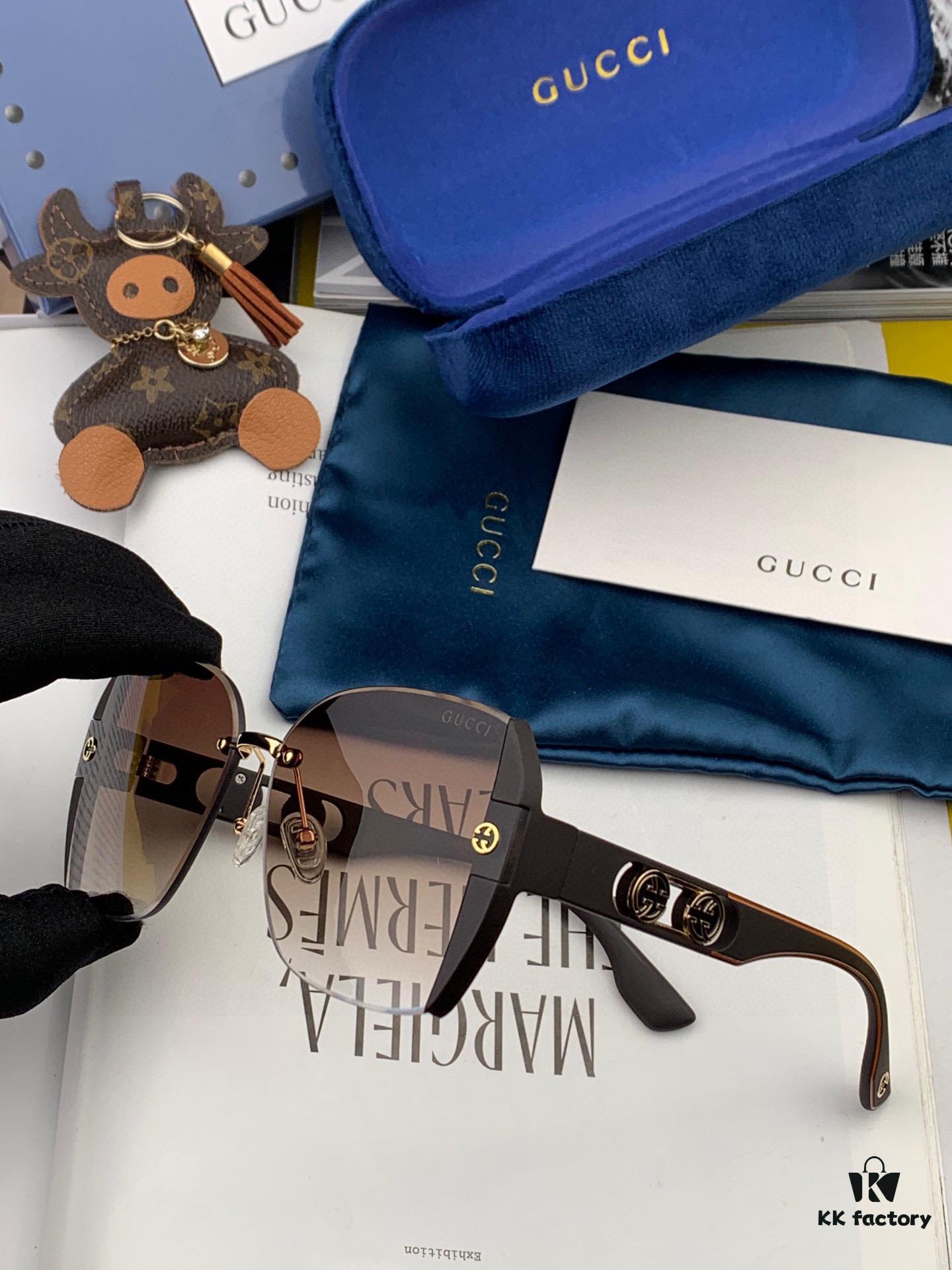 6931fd7d3a89a121ed54dc58 【GUCCI】2025 Spring New Arrival Trendy Fashion Square Sunglasses High Quality Comfortable Fit Influencer Style Shades Model: G0296