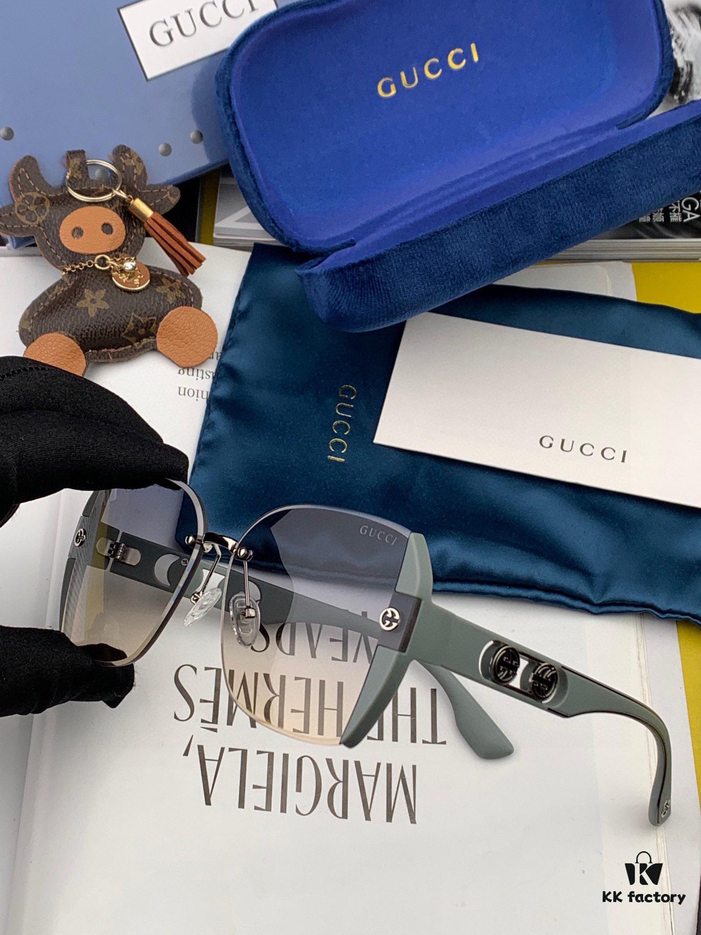 6931fd7d3a89a121ed54dc59 【GUCCI】2025 Spring New Arrival Trendy Fashion Square Sunglasses High Quality Comfortable Fit Influencer Style Shades Model: G0296