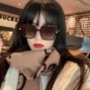 6931fd7e3a89a121ed54dc68 Gucci 2025 New Arrival Sunglasses, Elegant Rhinestone-Inlaid Design, Comfortable Fit, Highly Recommended - Model: G1307