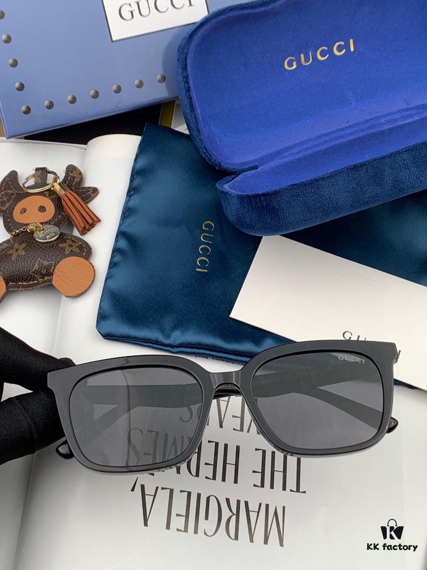 6931fd7f3a89a121ed54dc73 TR Polarized Series Gucci Classic Square Frame Design, Universal Fit for All Face Shapes, Stylish with Coats or Dresses, Nylon Polarized Lenses for UV Protection Model: G6290 Sunglasses
