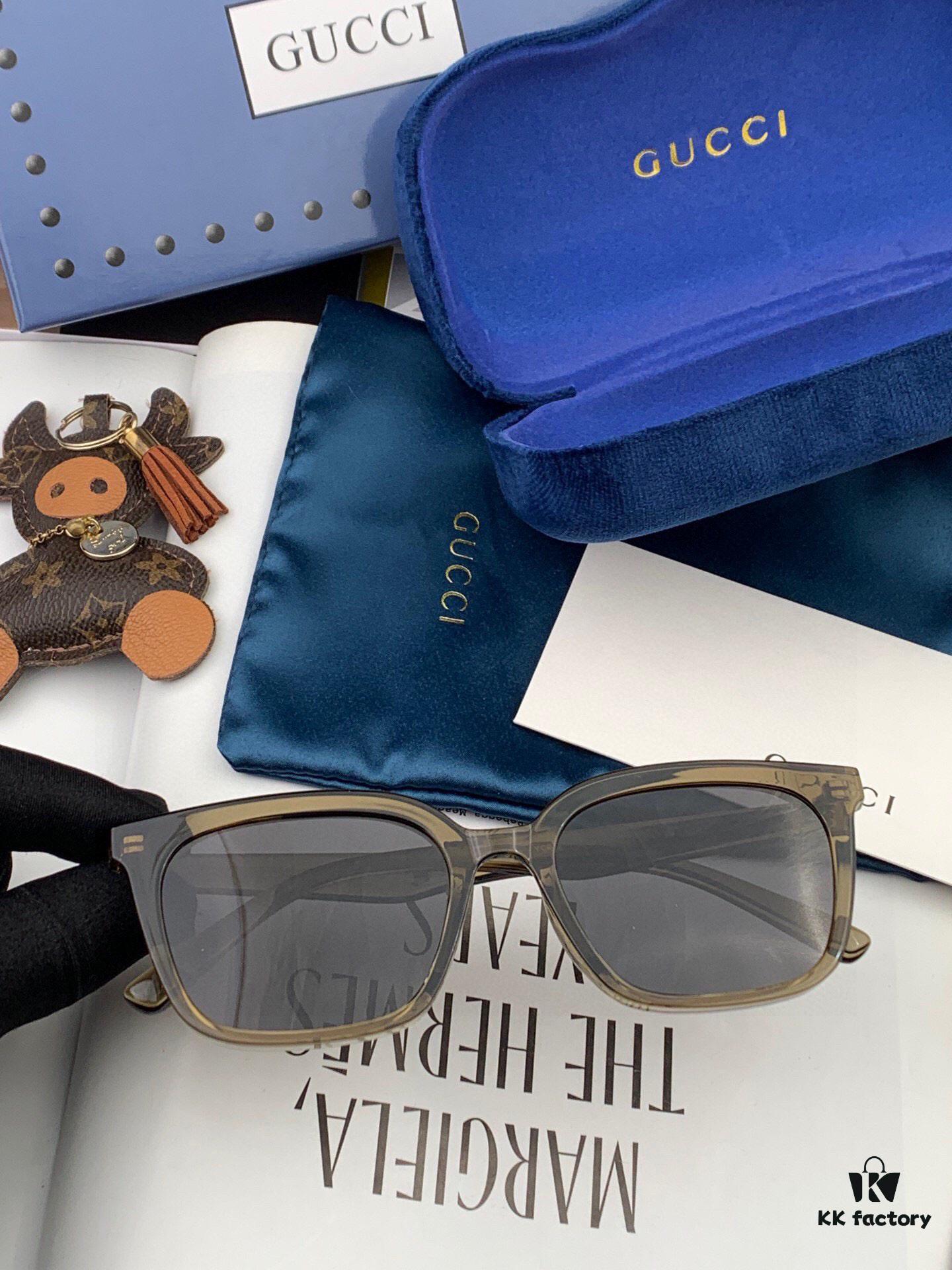6931fd7f3a89a121ed54dc74 TR Polarized Series Gucci Classic Square Frame Design, Universal Fit for All Face Shapes, Stylish with Coats or Dresses, Nylon Polarized Lenses for UV Protection Model: G6290 Sunglasses
