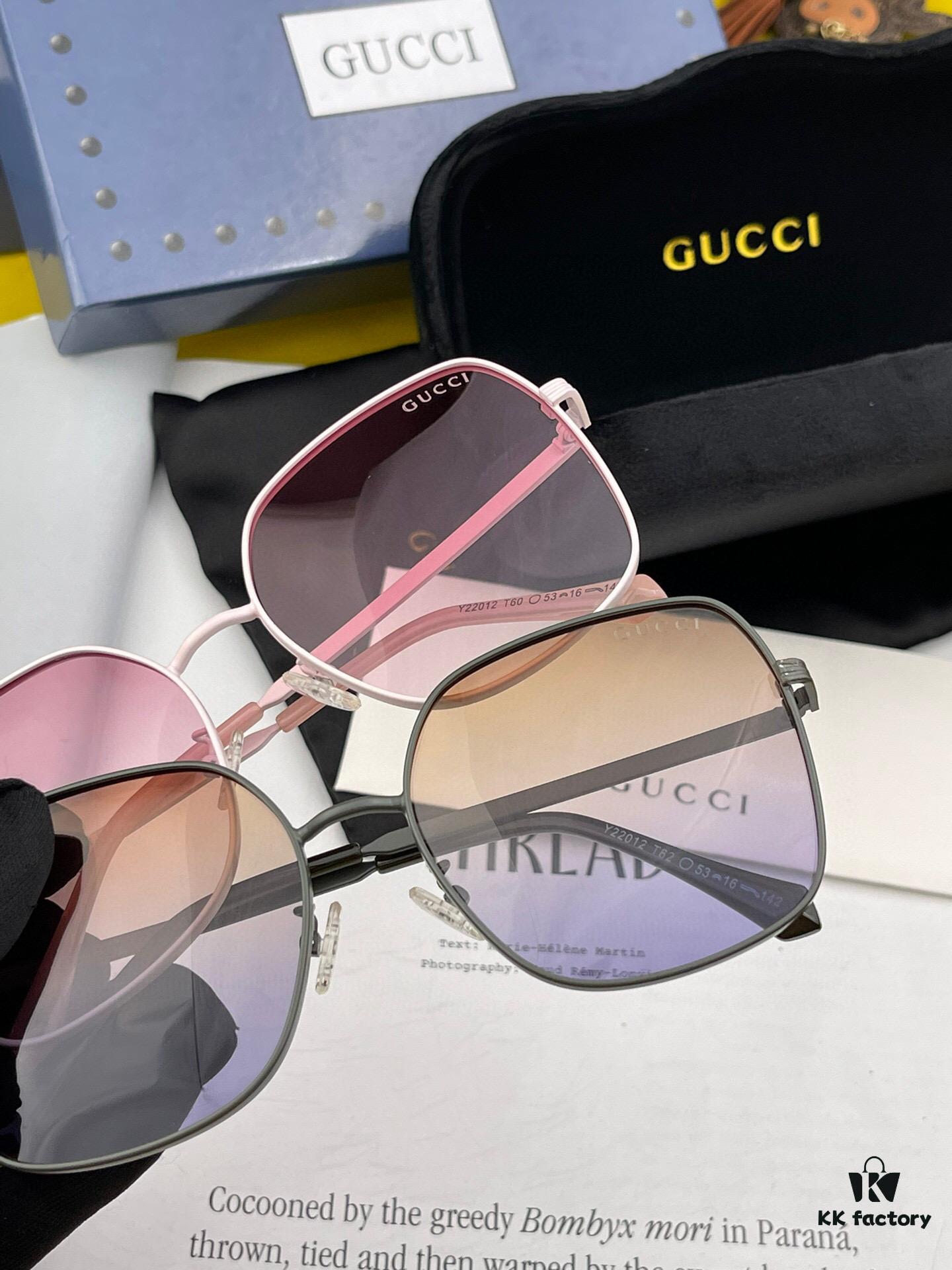 GUCCI 2025 Spring New Arrival Latest Rectangular Sunglasses, Favored by Influencers for Ultimate Style and Charm