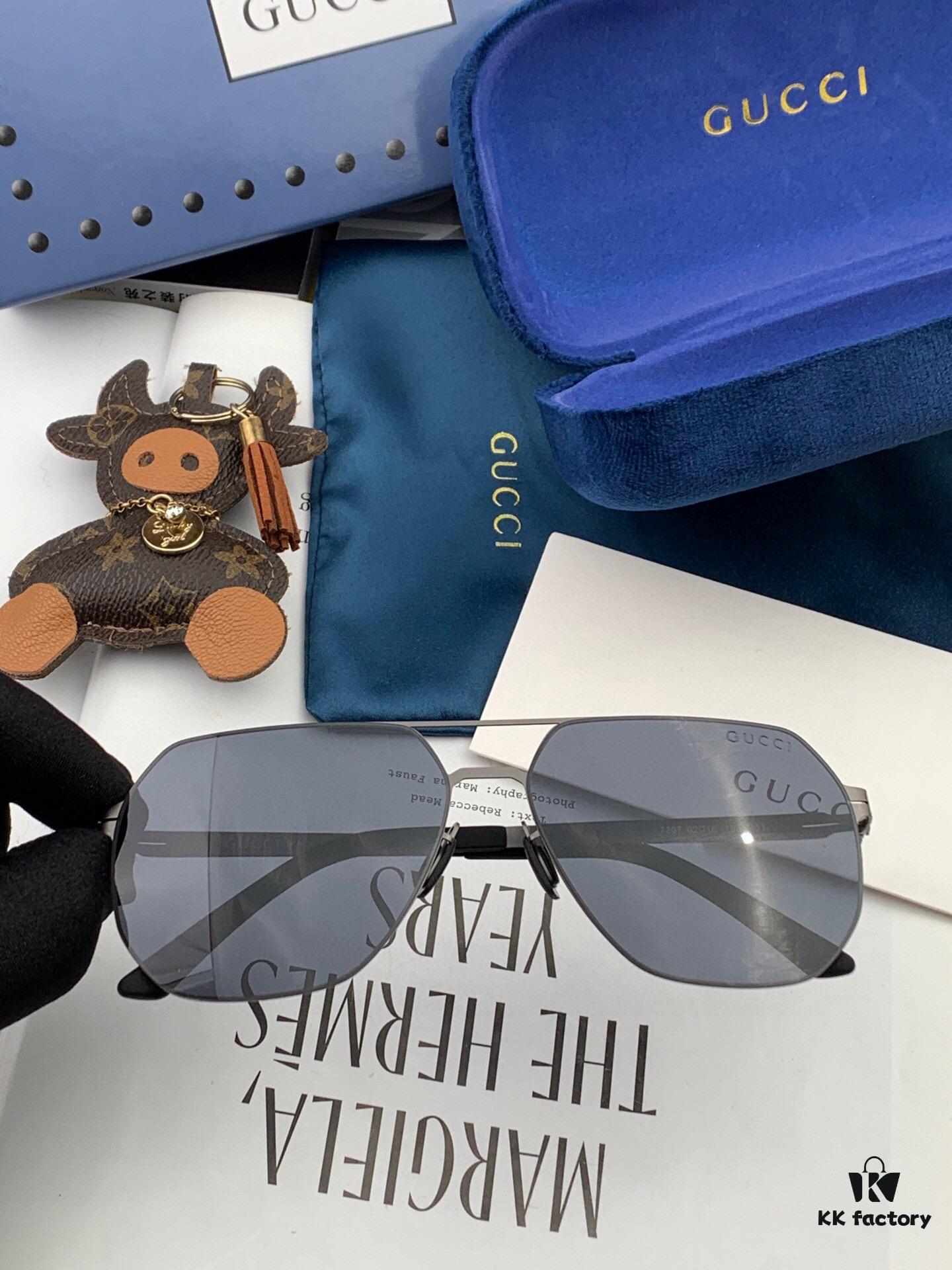 6931fd863a89a121ed54dcd7 GUCCI 2025 New Unisex Polygonal Sunglasses G7730, Electroplated Finish, Ultra-Lightweight and Highly Elastic Frame Without Screws, Scratch-Resistant and Unbreakable Design, HD Nylon Lenses, Premium Craftsmanship, Original Materials, Stylish and Versatile for All Face Types