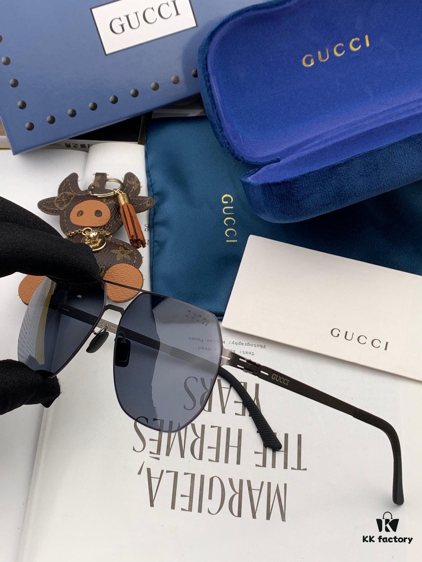 6931fd863a89a121ed54dcda GUCCI 2025 New Unisex Polygonal Sunglasses G7730, Electroplated Finish, Ultra-Lightweight and Highly Elastic Frame Without Screws, Scratch-Resistant and Unbreakable Design, HD Nylon Lenses, Premium Craftsmanship, Original Materials, Stylish and Versatile for All Face Types