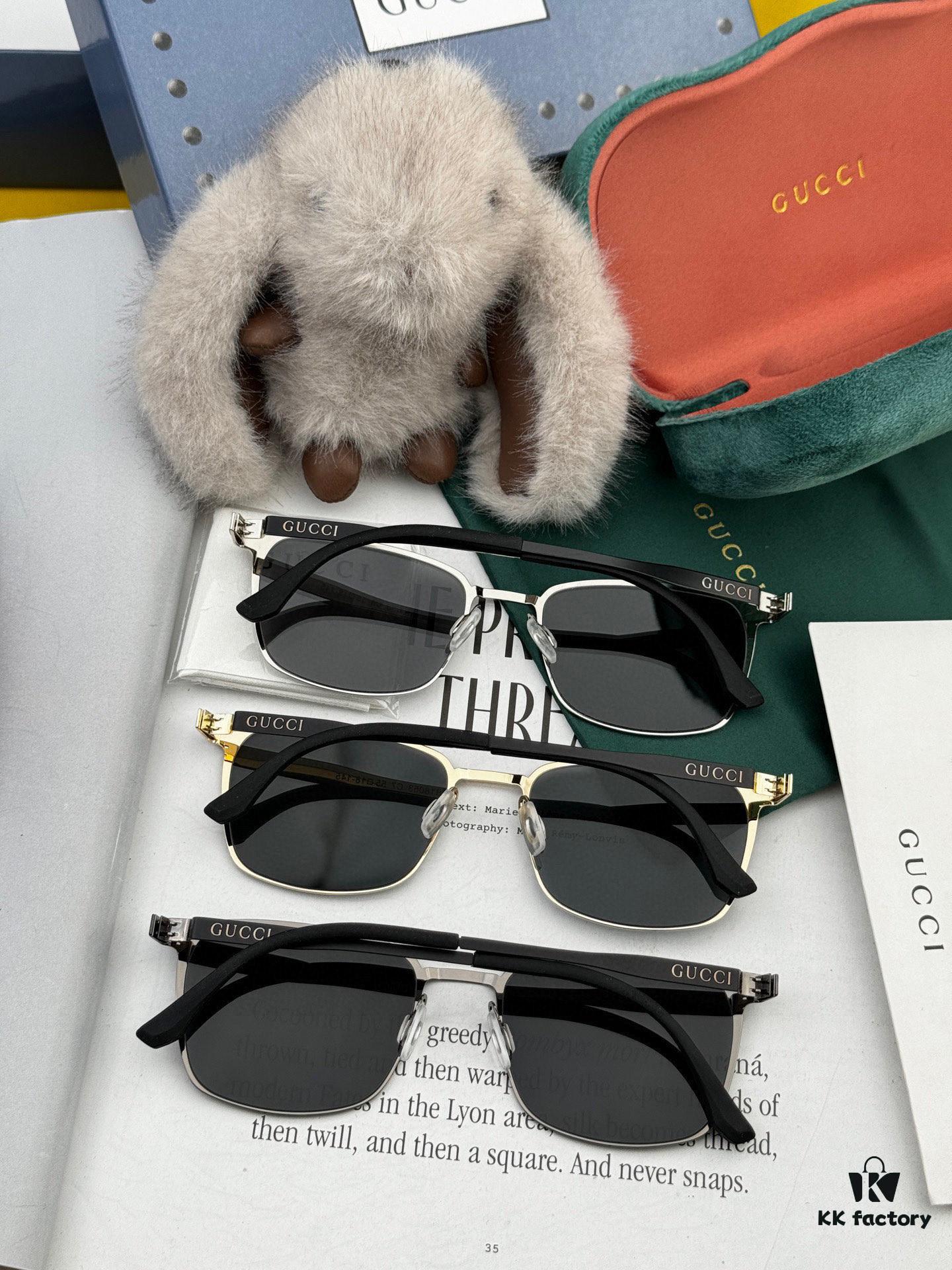 6931fd883a89a121ed54dcef GUCCI 2025 New Unisex Polygonal Sunglasses G31805, Electroplated Finish, Never Fades, Ultra-Lightweight and Highly Elastic, Screw-Free Design, Unbreakable Frame, HD Nylon Lenses, Exquisite Craftsmanship, Original Materials, Stylish and Versatile