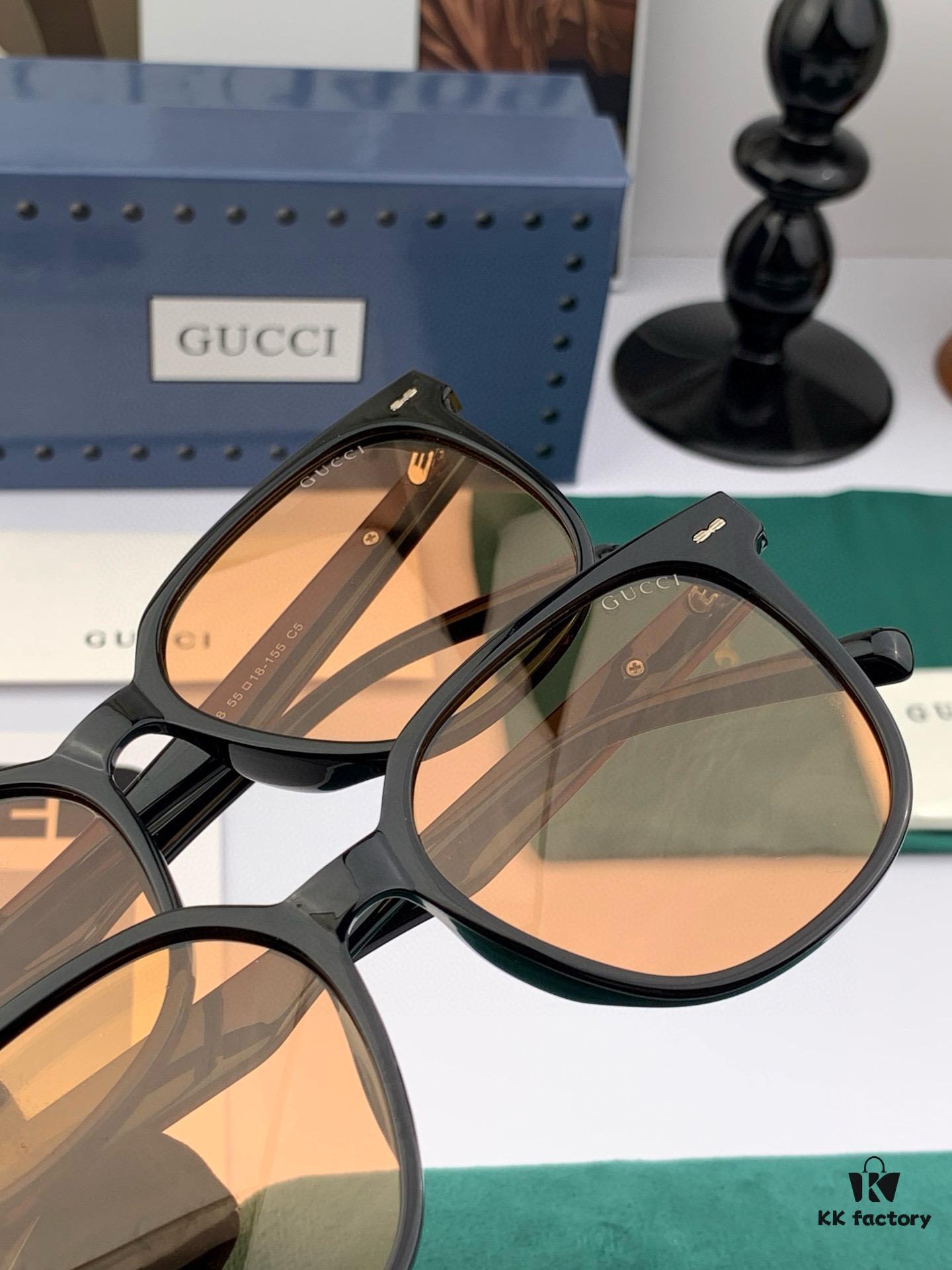 6931fd8c3a89a121ed54dd2d TR Polarized Series Gucci Classic Round Frame Unisex Sunglasses, Universal Fit for All Face Shapes, Stylish with Trench Coat or Dress, Polarized Lenses for UV Protection, Model: G8369