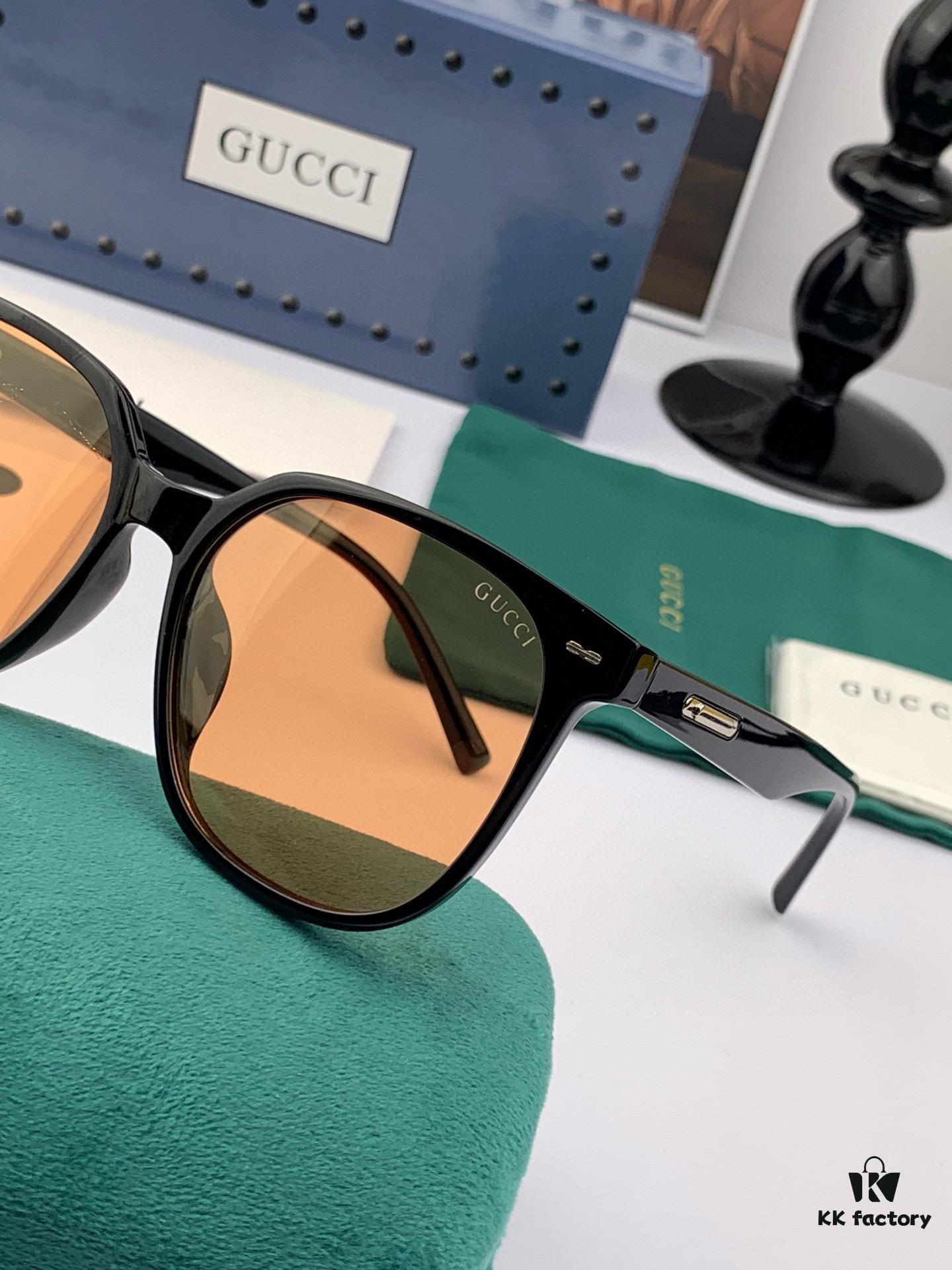 6931fd8d3a89a121ed54dd2e TR Polarized Series Gucci Classic Round Frame Unisex Sunglasses, Universal Fit for All Face Shapes, Stylish with Trench Coat or Dress, Polarized Lenses for UV Protection, Model: G8369