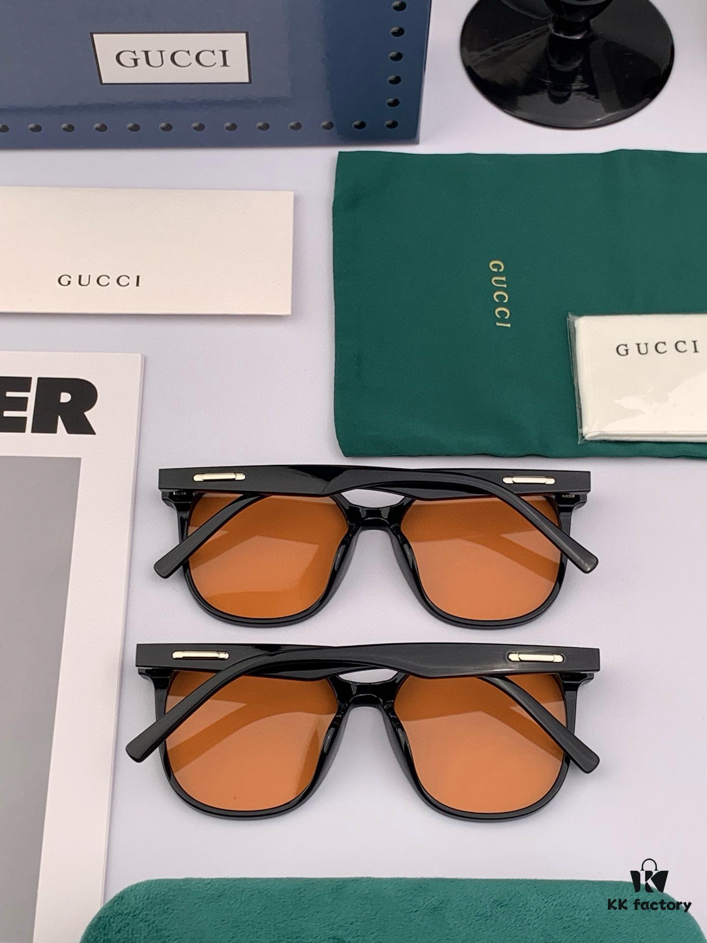 6931fd8d3a89a121ed54dd2f TR Polarized Series Gucci Classic Round Frame Unisex Sunglasses, Universal Fit for All Face Shapes, Stylish with Trench Coat or Dress, Polarized Lenses for UV Protection, Model: G8369