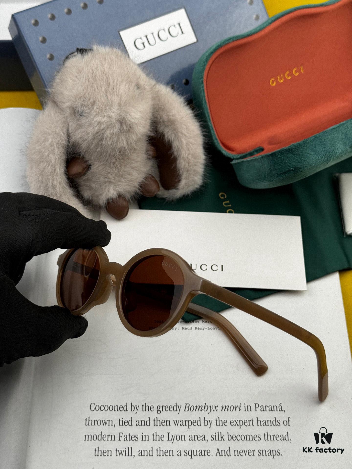 6931fd8f3a89a121ed54dd4a GUCCI - Polarized Sunglasses 2025 Spring New Arrival Trendy Fashion Round Frame Polarized Sunglasses High-Quality Comfortable Wear Influencer Style Sunglasses for Women HD Polarized UV Protection G6910 TR Frame