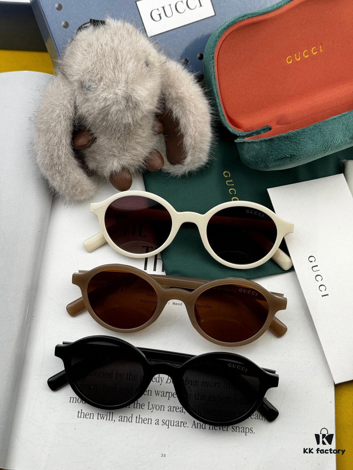 6931fd8f3a89a121ed54dd4b GUCCI - Polarized Sunglasses 2025 Spring New Arrival Trendy Fashion Round Frame Polarized Sunglasses High-Quality Comfortable Wear Influencer Style Sunglasses for Women HD Polarized UV Protection G6910 TR Frame