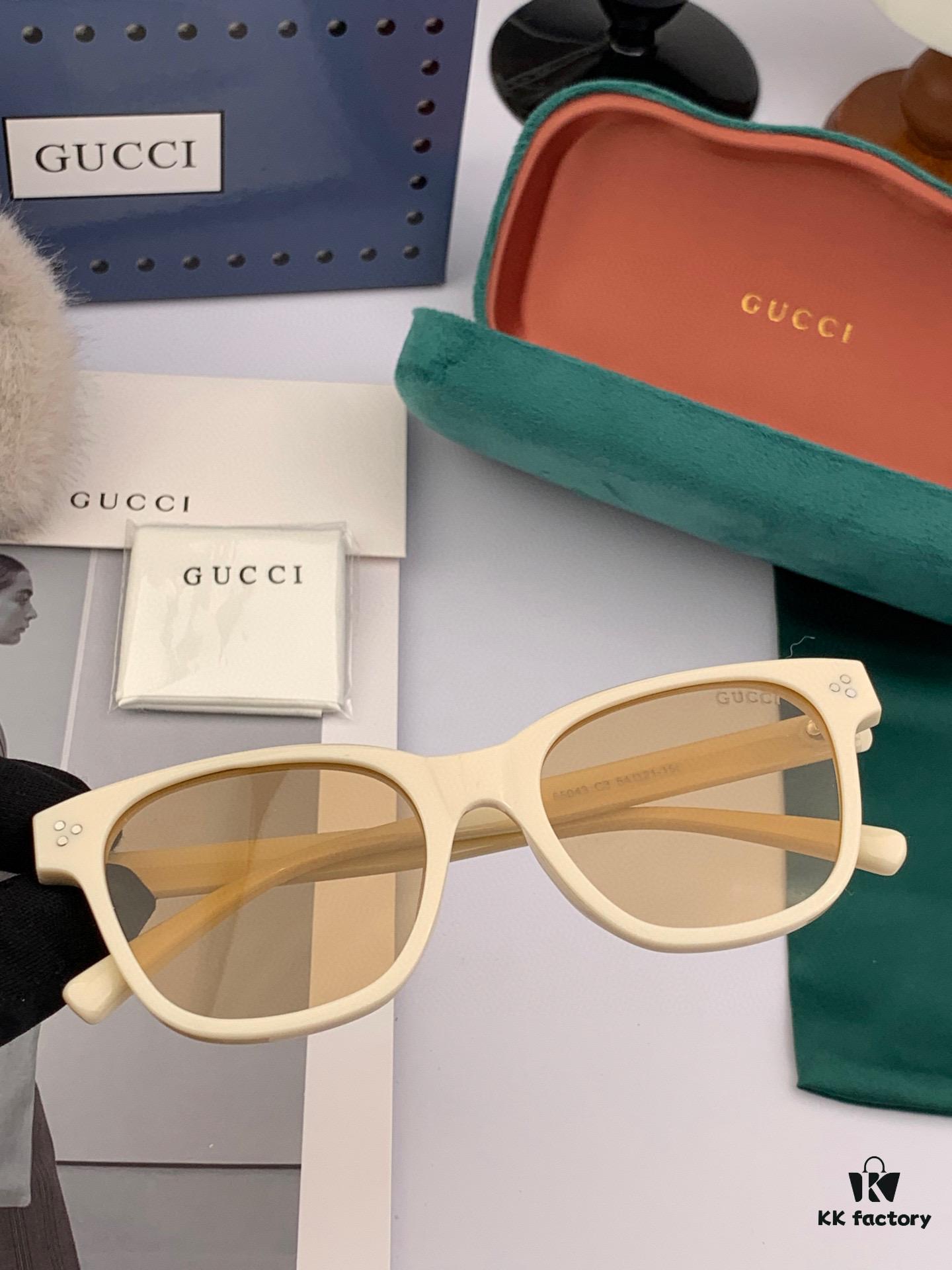 6931fd903a89a121ed54dd56 Gucci Classic Small Frame Design, Universal Fit for All Face Shapes, Stylish with Coats or Dresses, Nylon Polarized Lenses for UV Protection, Model: G35504 Sunglasses