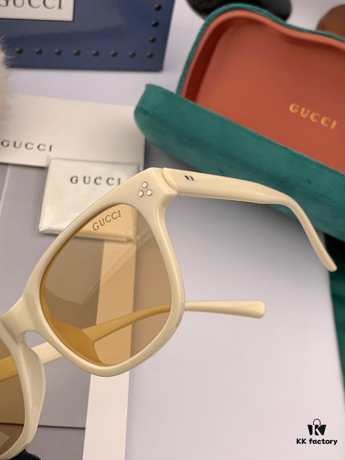6931fd903a89a121ed54dd59 Gucci Classic Small Frame Design, Universal Fit for All Face Shapes, Stylish with Coats or Dresses, Nylon Polarized Lenses for UV Protection, Model: G35504 Sunglasses