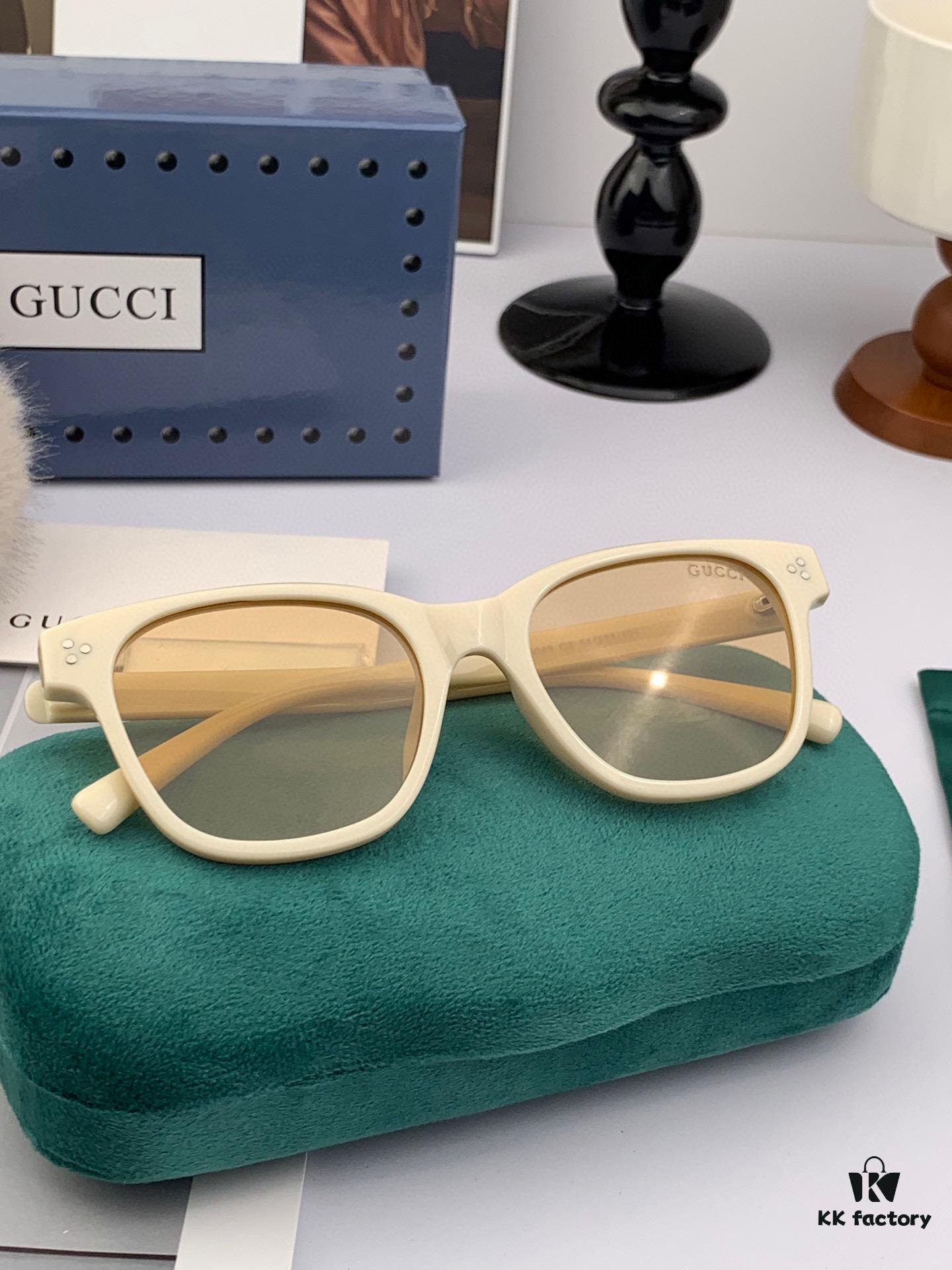 6931fd903a89a121ed54dd5a Gucci Classic Small Frame Design, Universal Fit for All Face Shapes, Stylish with Coats or Dresses, Nylon Polarized Lenses for UV Protection, Model: G35504 Sunglasses