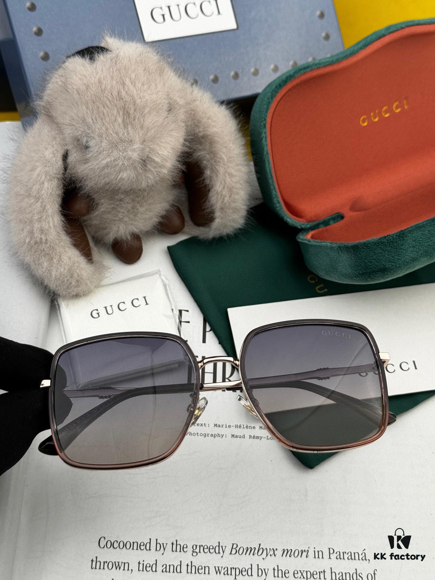 6931fd903a89a121ed54dd62 GUCCI - Polarized Sunglasses 2025 Spring New Arrival Trendy Popular Round Frame Polarized Sunglasses High Quality Comfortable Wear Influencer Style Women's HD Polarized Sunglasses 🕶️ High-Quality TR Frame Model: G1640