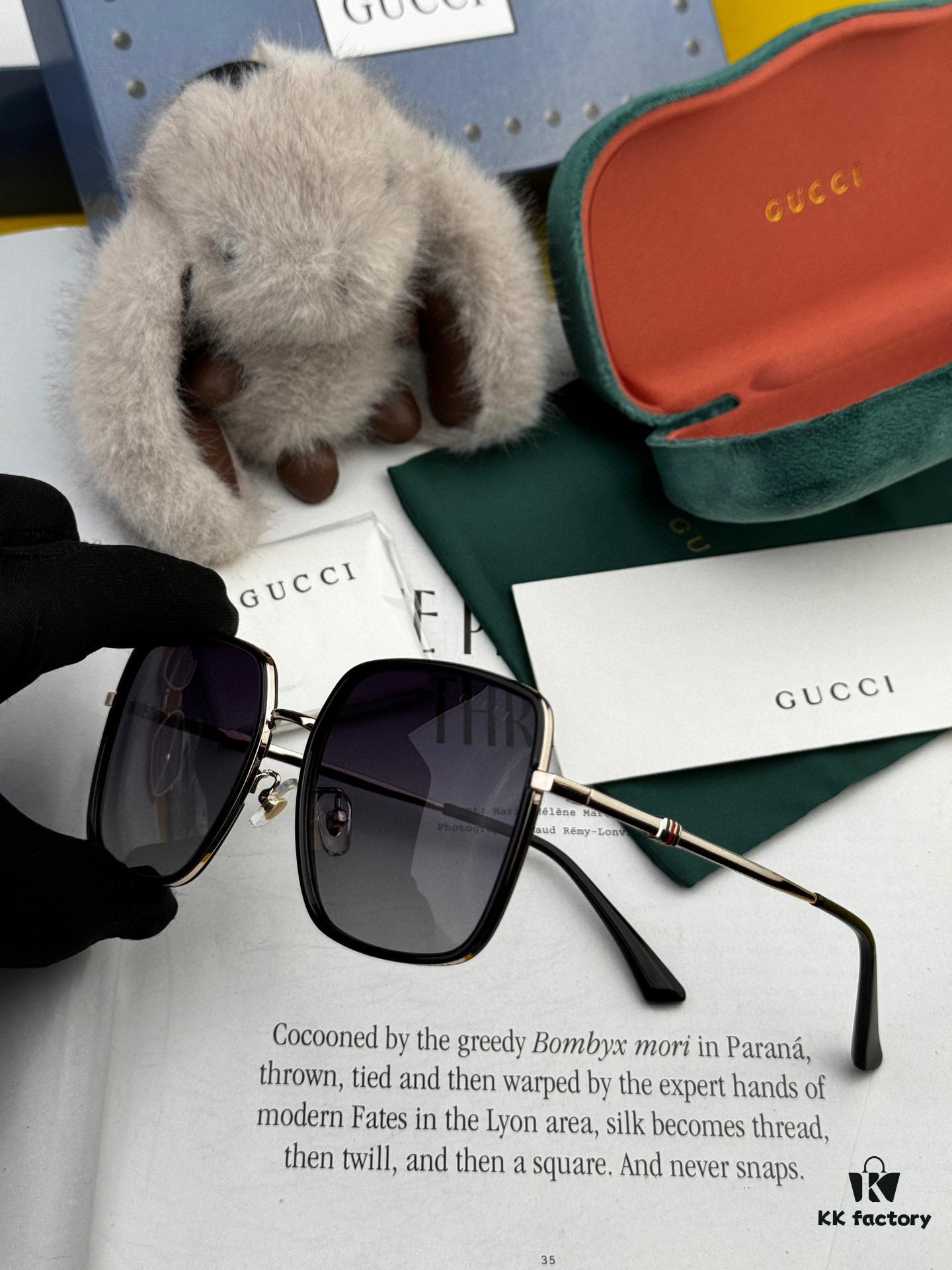 6931fd913a89a121ed54dd63 GUCCI - Polarized Sunglasses 2025 Spring New Arrival Trendy Popular Round Frame Polarized Sunglasses High Quality Comfortable Wear Influencer Style Women's HD Polarized Sunglasses 🕶️ High-Quality TR Frame Model: G1640