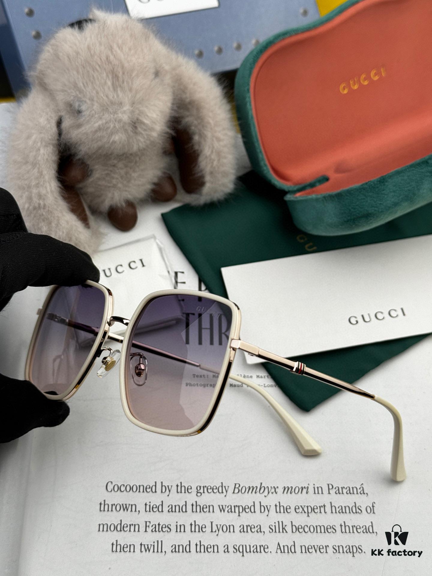 6931fd913a89a121ed54dd64 GUCCI - Polarized Sunglasses 2025 Spring New Arrival Trendy Popular Round Frame Polarized Sunglasses High Quality Comfortable Wear Influencer Style Women's HD Polarized Sunglasses 🕶️ High-Quality TR Frame Model: G1640