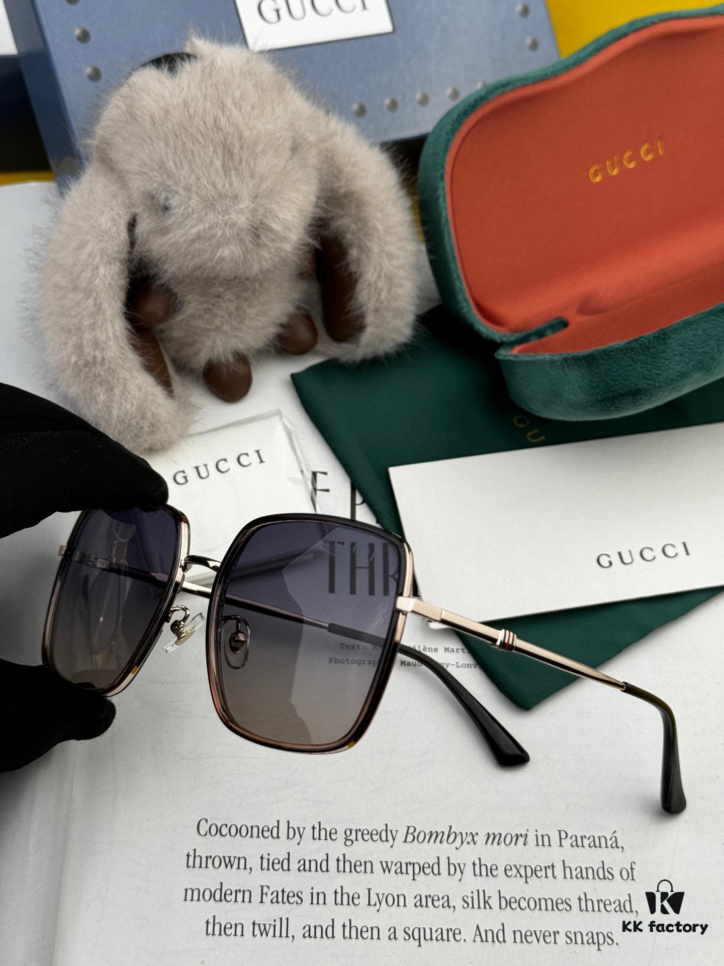 6931fd913a89a121ed54dd65 GUCCI - Polarized Sunglasses 2025 Spring New Arrival Trendy Popular Round Frame Polarized Sunglasses High Quality Comfortable Wear Influencer Style Women's HD Polarized Sunglasses 🕶️ High-Quality TR Frame Model: G1640