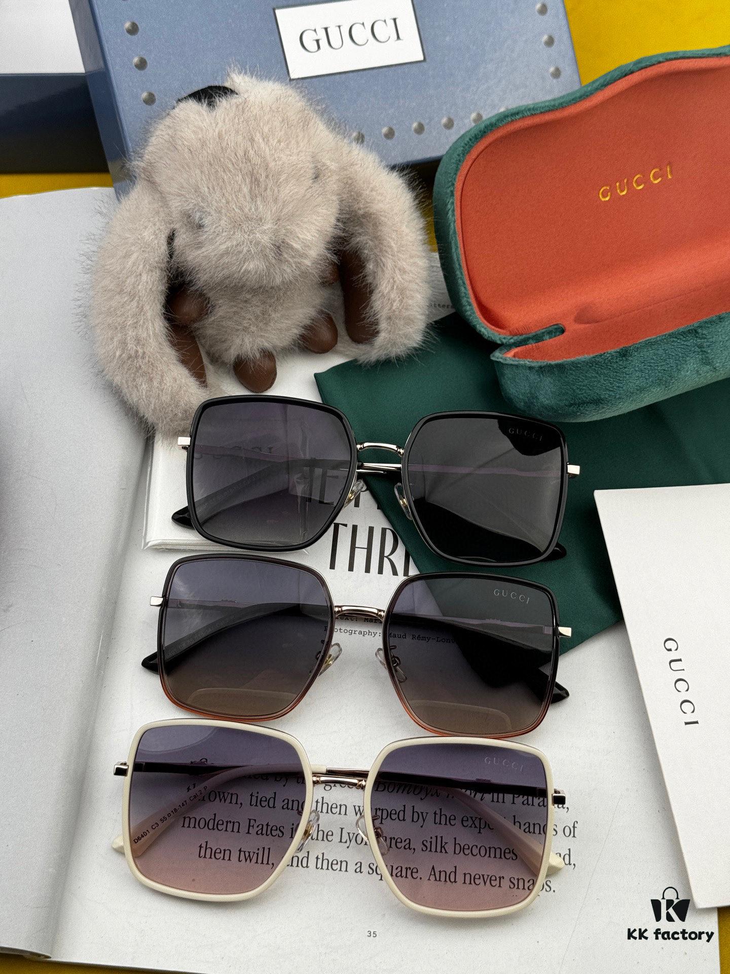 6931fd913a89a121ed54dd66 GUCCI - Polarized Sunglasses 2025 Spring New Arrival Trendy Popular Round Frame Polarized Sunglasses High Quality Comfortable Wear Influencer Style Women's HD Polarized Sunglasses 🕶️ High-Quality TR Frame Model: G1640