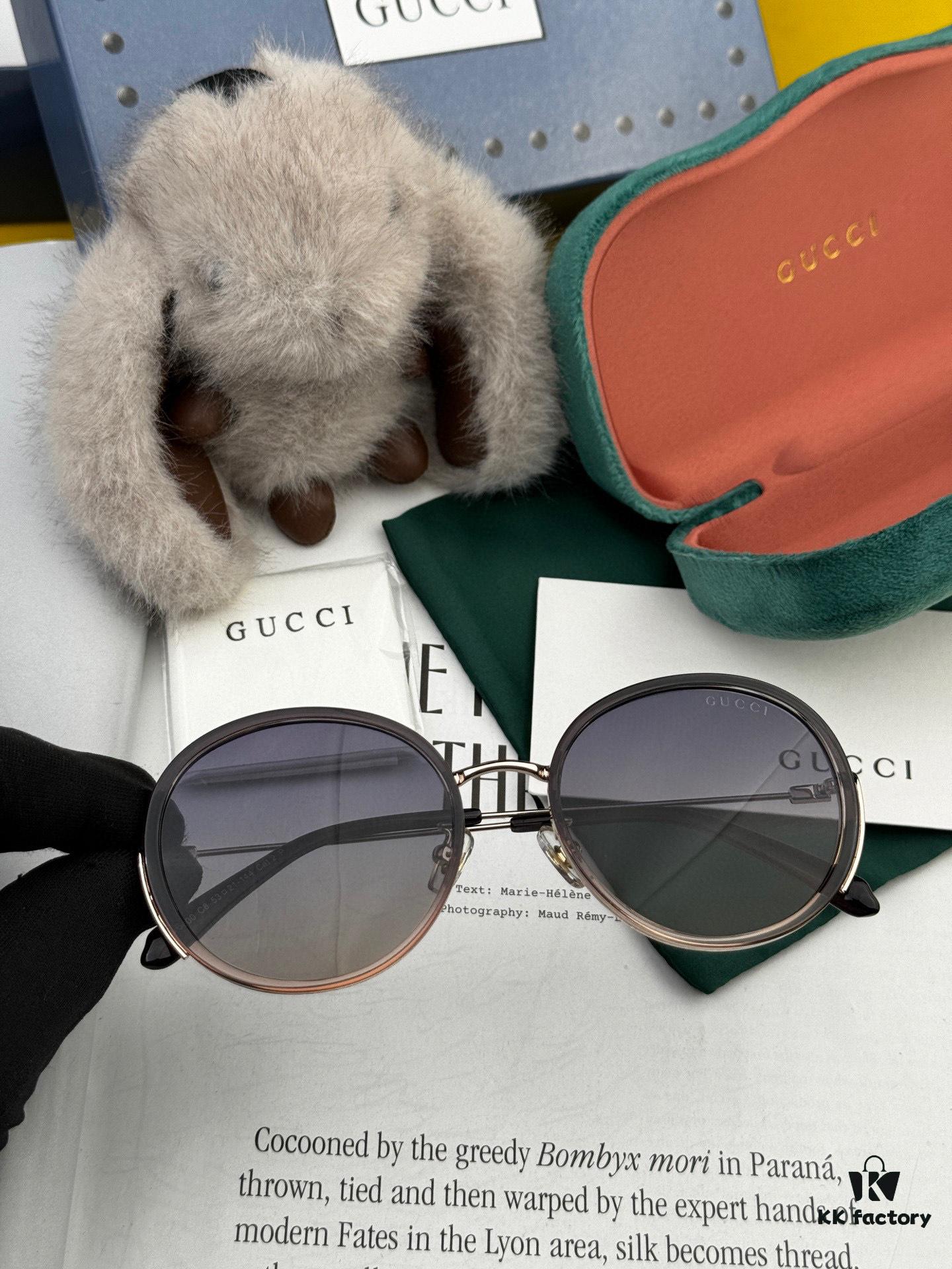 6931fd923a89a121ed54dd72 GUCCI - Polarized Sunglasses 2025 Spring New Arrival Trendy Fashion Round Frame Polarized Sunglasses High Quality Comfortable Fit Influencer Style Women's HD Polarized Sunglasses 🕶️ High-Quality TR Frame Model: G0640