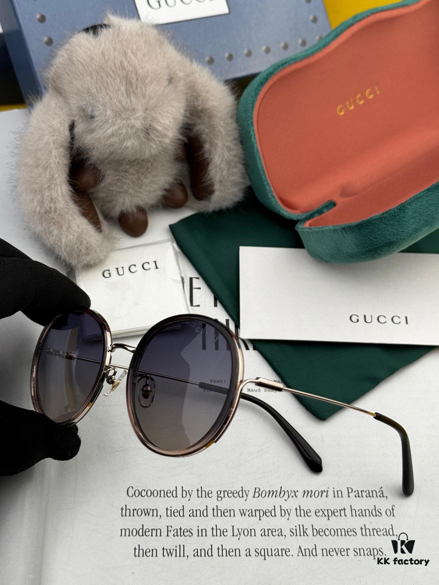 6931fd923a89a121ed54dd74 GUCCI - Polarized Sunglasses 2025 Spring New Arrival Trendy Fashion Round Frame Polarized Sunglasses High Quality Comfortable Fit Influencer Style Women's HD Polarized Sunglasses 🕶️ High-Quality TR Frame Model: G0640