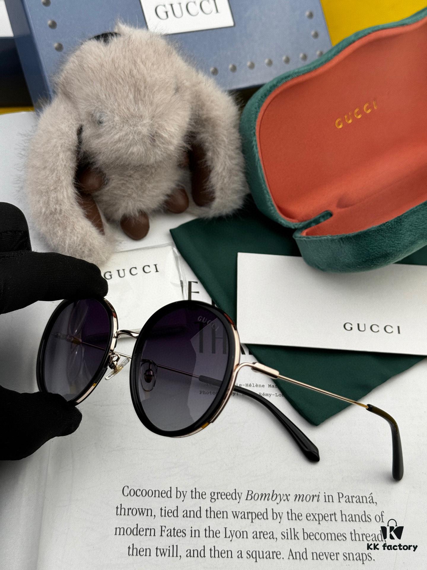6931fd923a89a121ed54dd75 GUCCI - Polarized Sunglasses 2025 Spring New Arrival Trendy Fashion Round Frame Polarized Sunglasses High Quality Comfortable Fit Influencer Style Women's HD Polarized Sunglasses 🕶️ High-Quality TR Frame Model: G0640