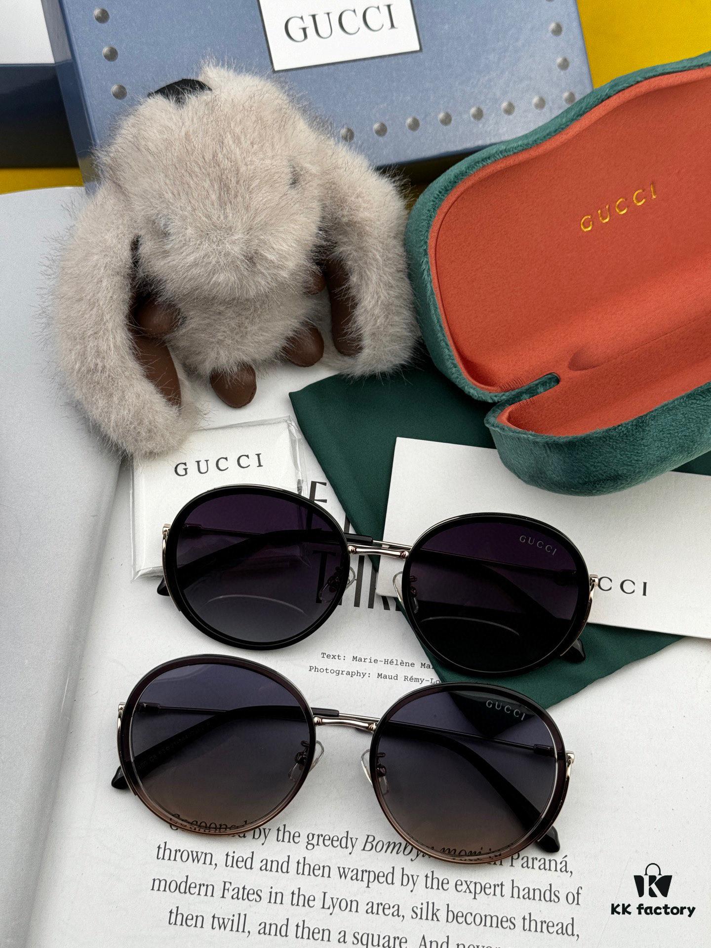 6931fd923a89a121ed54dd78 GUCCI - Polarized Sunglasses 2025 Spring New Arrival Trendy Fashion Round Frame Polarized Sunglasses High Quality Comfortable Fit Influencer Style Women's HD Polarized Sunglasses 🕶️ High-Quality TR Frame Model: G0640
