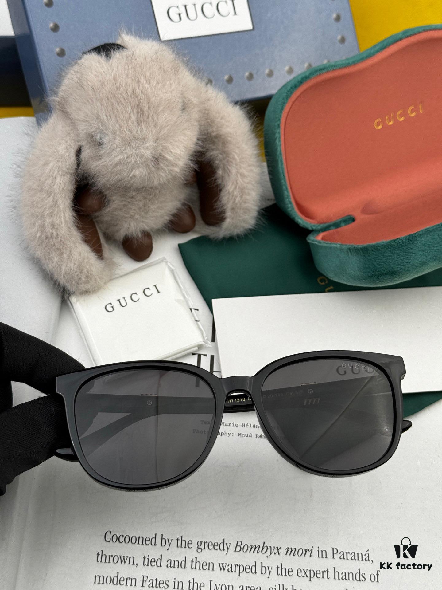 6931fd923a89a121ed54dd7c GUCCI - Polarized Sunglasses 2025 Spring New Arrival Trendy Fashion Round Frame Polarized Sunglasses High-Quality Comfortable Wear Influencer Style Sunglasses for Women HD Polarized UV Protection TR Frame Model: G37721