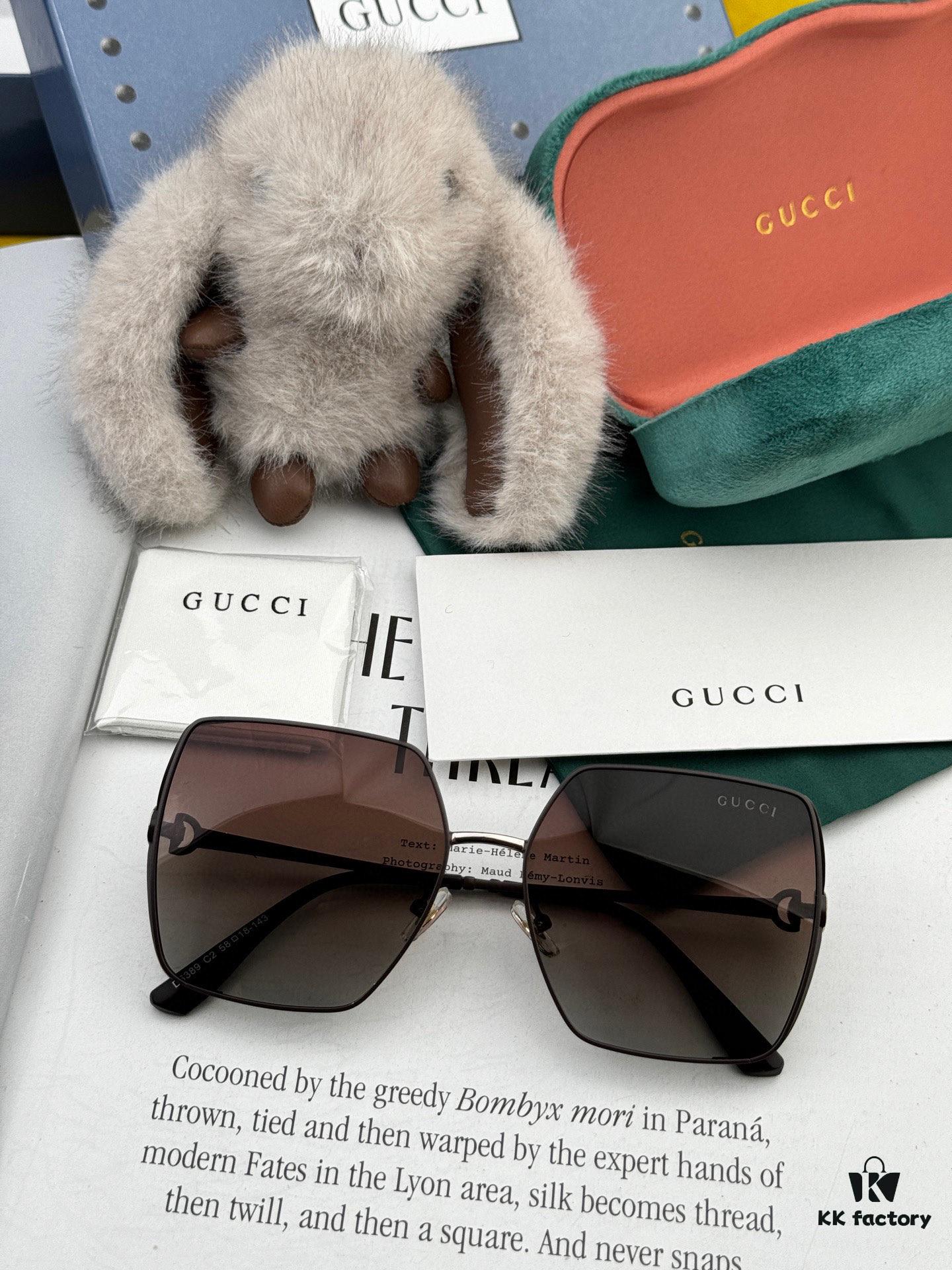 6931fd933a89a121ed54dd84 GUCCI 2025 Spring New Arrival Trendy Fashion Square Polarized Sunglasses High-Quality Comfortable Wear Influencer Style Women's HD Polarized Sunglasses 🕶️ High-Quality TR Frame Model: G9638