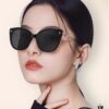 GUCCI 2025 Spring New Arrival Trendy Fashion Round Frame Polarized Sunglasses High-Quality Comfortable Wear Influencer Style Women's HD Polarized Sunglasses