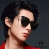 GUCCI 2025 Spring New Arrival Trendy Fashion Round Frame Polarized Sunglasses High-Quality Comfortable Wear Influencer Style Women's HD Polarized Sunglasses