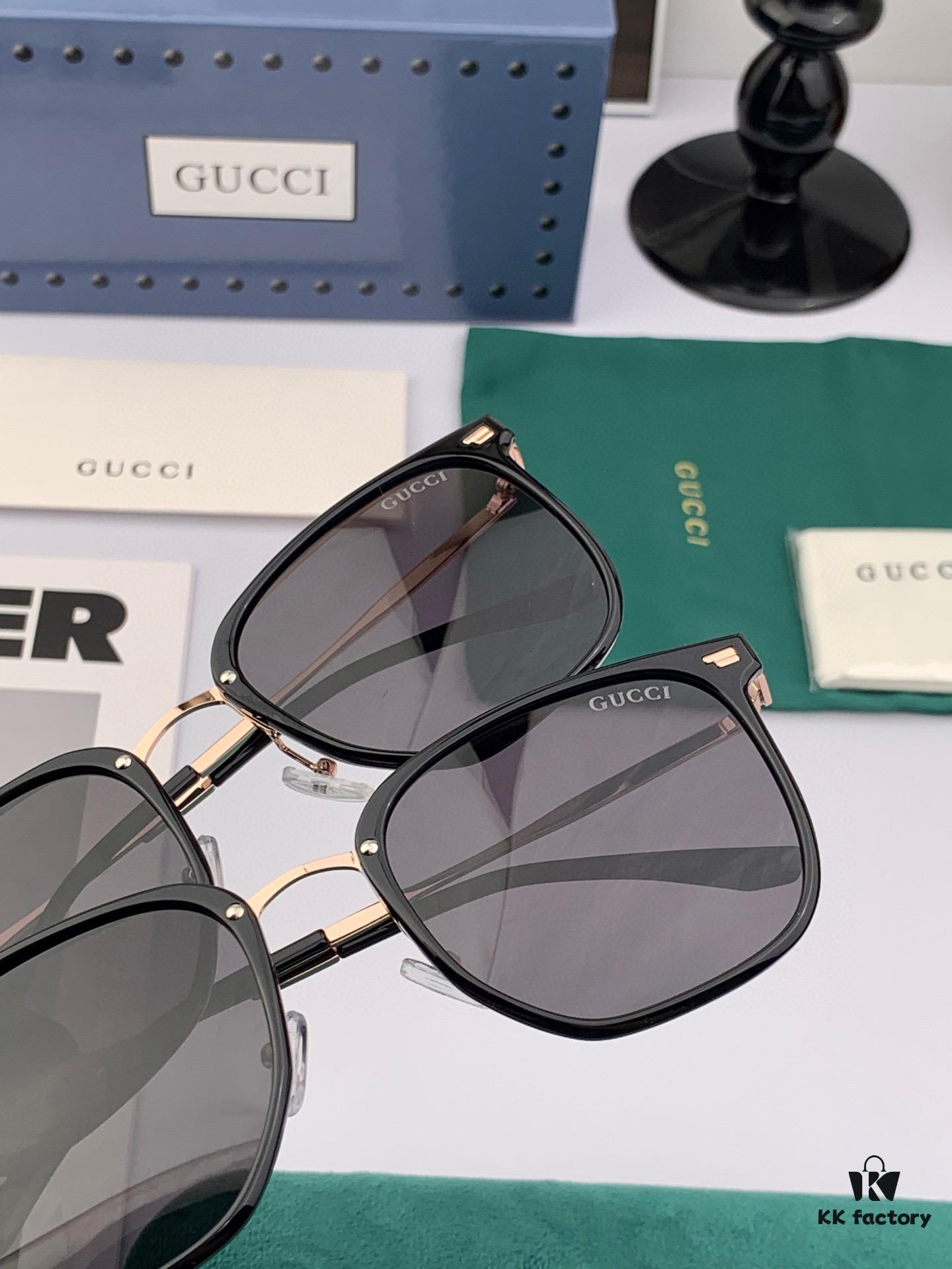 6931fd963a89a121ed54ddac Gucci New Model One-Piece Driving Sunglasses, Must-Have Celebrity Style Unisex Aviator Sunglasses Model: G11924