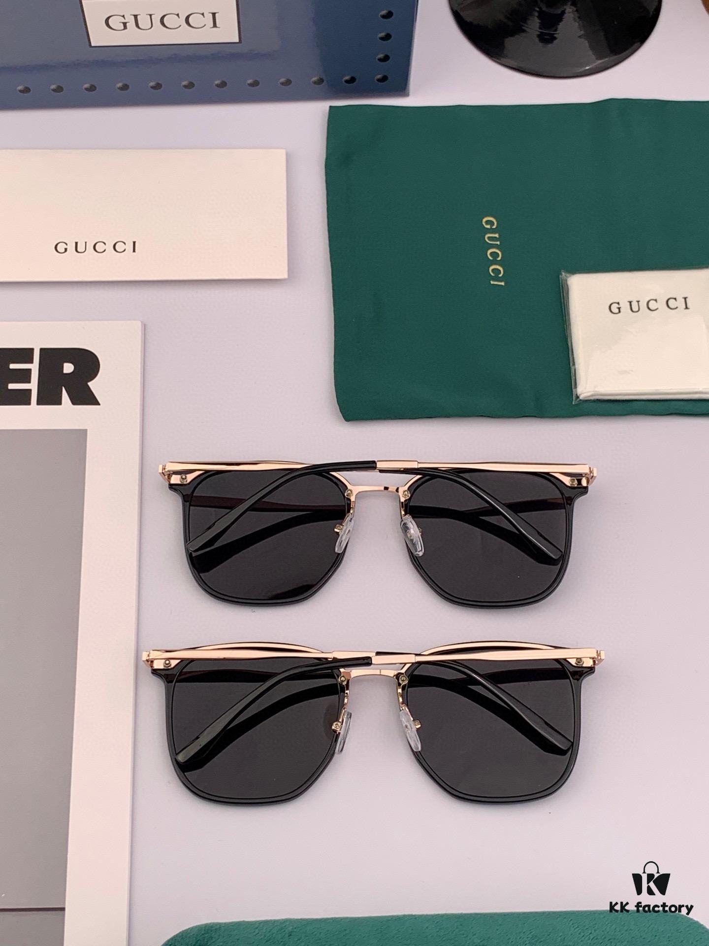 6931fd963a89a121ed54ddad Gucci New Model One-Piece Driving Sunglasses, Must-Have Celebrity Style Unisex Aviator Sunglasses Model: G11924