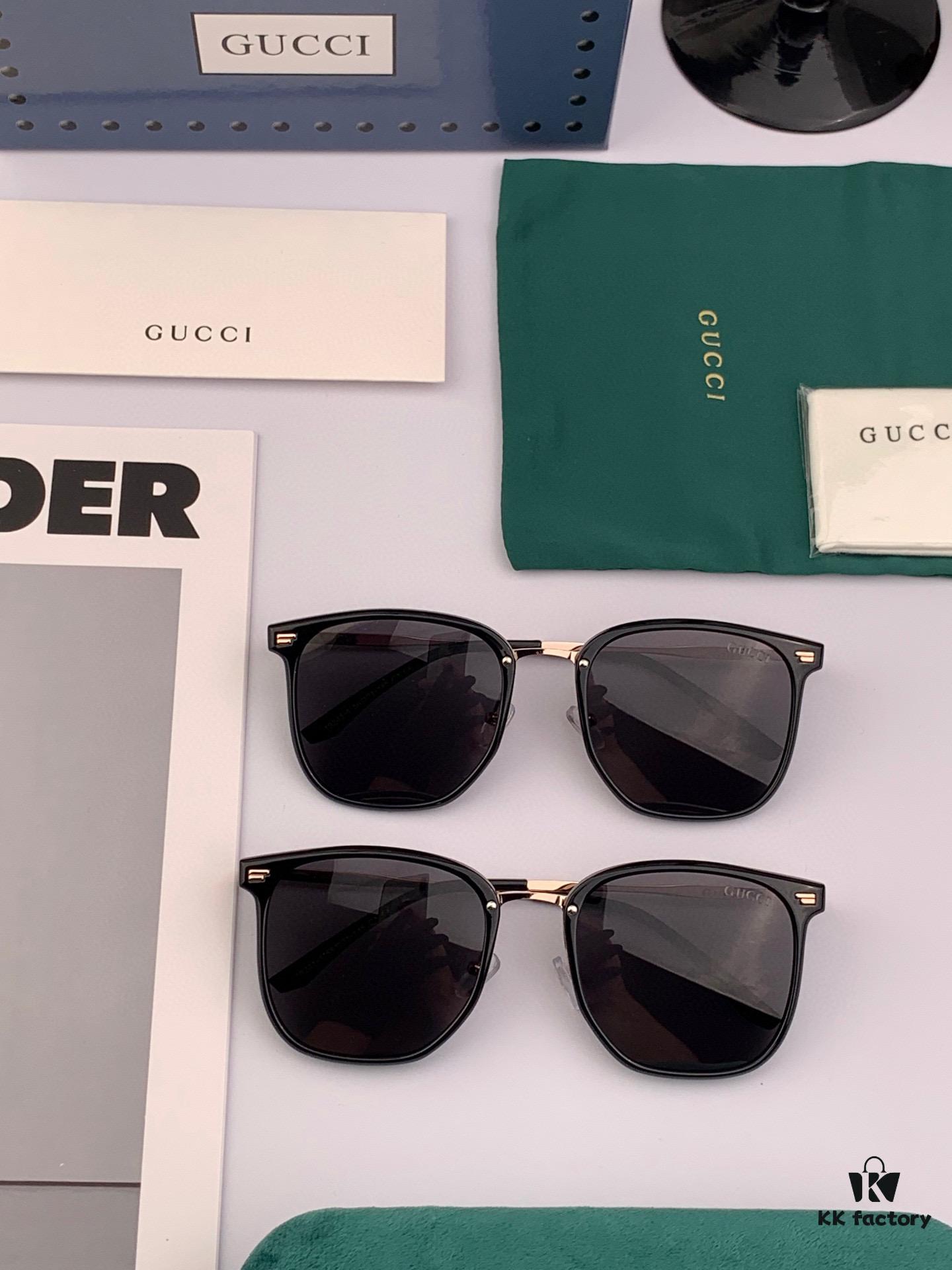 6931fd963a89a121ed54ddae Gucci New Model One-Piece Driving Sunglasses, Must-Have Celebrity Style Unisex Aviator Sunglasses Model: G11924
