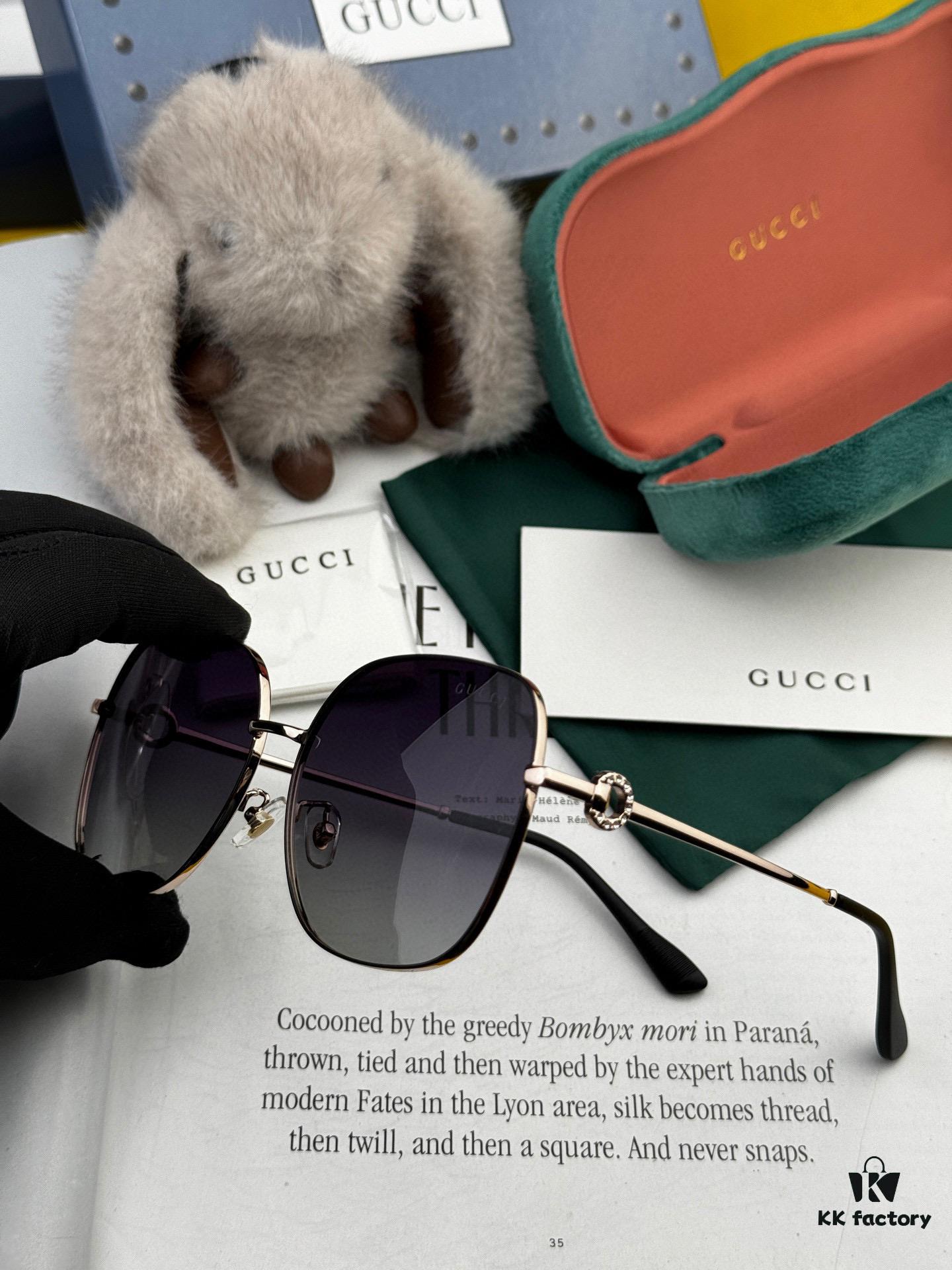 6931fd993a89a121ed54ddd0 GUCCI - Polarized Sunglasses 2025 Spring New Arrival Trendy Fashion Round Frame Polarized Sunglasses High Quality Comfortable Wear Influencer Style Women's HD Polarized Sunglasses 🕶️ High-Quality TR Frame Model: G0642