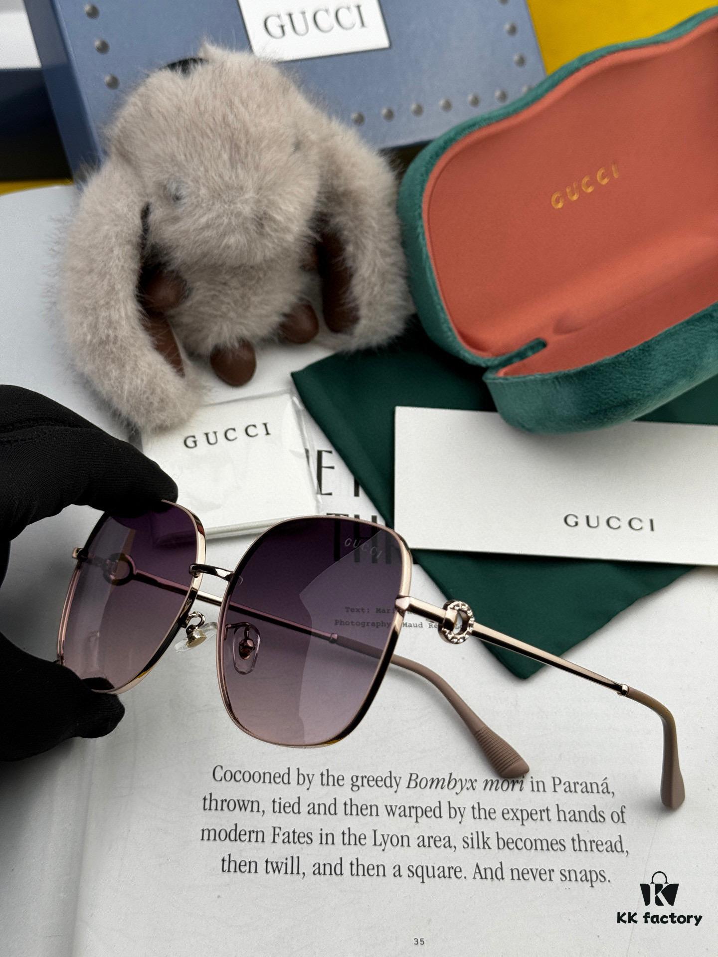 6931fd993a89a121ed54ddd1 GUCCI - Polarized Sunglasses 2025 Spring New Arrival Trendy Fashion Round Frame Polarized Sunglasses High Quality Comfortable Wear Influencer Style Women's HD Polarized Sunglasses 🕶️ High-Quality TR Frame Model: G0642