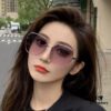 6931fd9a3a89a121ed54dddc GUCCI Nylon Polarized Unisex Sunglasses with Polygonal Design, Frameless Style, UV Protection, Model: G0638