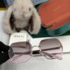 6931fd9a3a89a121ed54ddde GUCCI Nylon Polarized Unisex Sunglasses with Polygonal Design, Frameless Style, UV Protection, Model: G0638