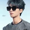 GUCCI New Nylon Polarized Sunglasses, Stylish Square Frame Unisex Sun Glasses Comfortable Fit Fashion Trendy Shades for Large and Small Faces