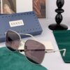 GUCCI Nylon Polarized Round Frame Sunglasses
