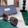 GUCCI Nylon Polarized Round Frame Sunglasses