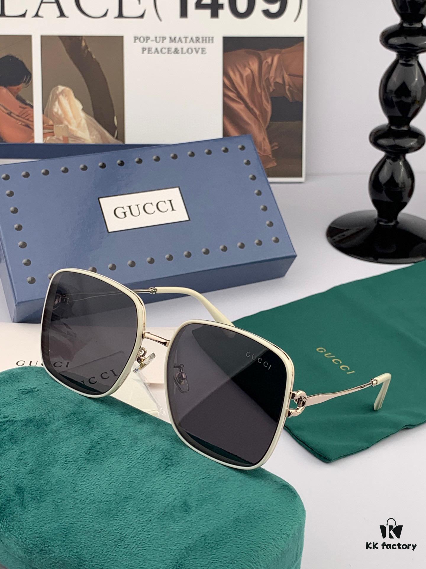 6931fd9f3a89a121ed54de29 Nylon Polarized Series GUCCI Sunglasses Round Frame Design Unisex Style Polarized Lenses UV Protection Model: G4634