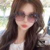 GUCCI - Gucci Italian Import 2025 Fashion Luxury Decorative Sunglasses, Nylon HD Sunglasses, Celebrity Poster Style, Highly Complex Craftsmanship, Strong 3D Texture