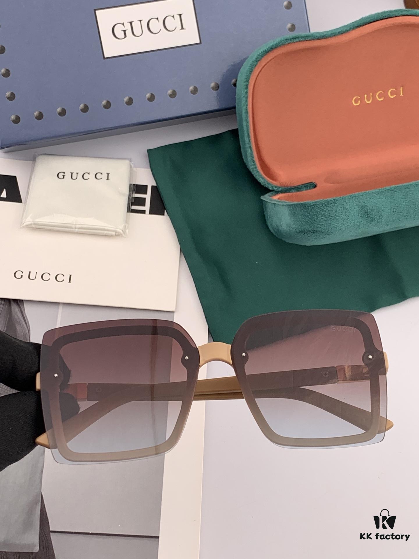 6931fda53a89a121ed54de69 TR Polarized Series Gucci Classic Square Frame Design, Universal Fit for All Face Shapes, Stylish with Coats or Dresses, Polarized Lenses for UV Protection, Model: G9222 Sunglasses