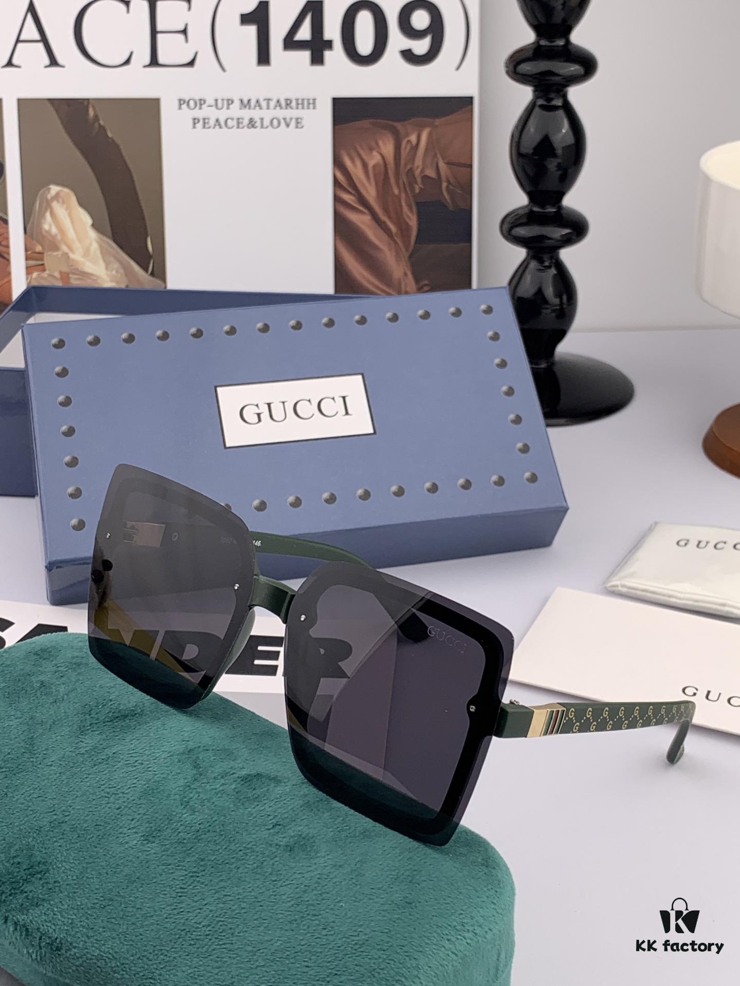 6931fda53a89a121ed54de6e TR Polarized Series Gucci Classic Square Frame Design, Universal Fit for All Face Shapes, Stylish with Coats or Dresses, Polarized Lenses for UV Protection, Model: G9222 Sunglasses
