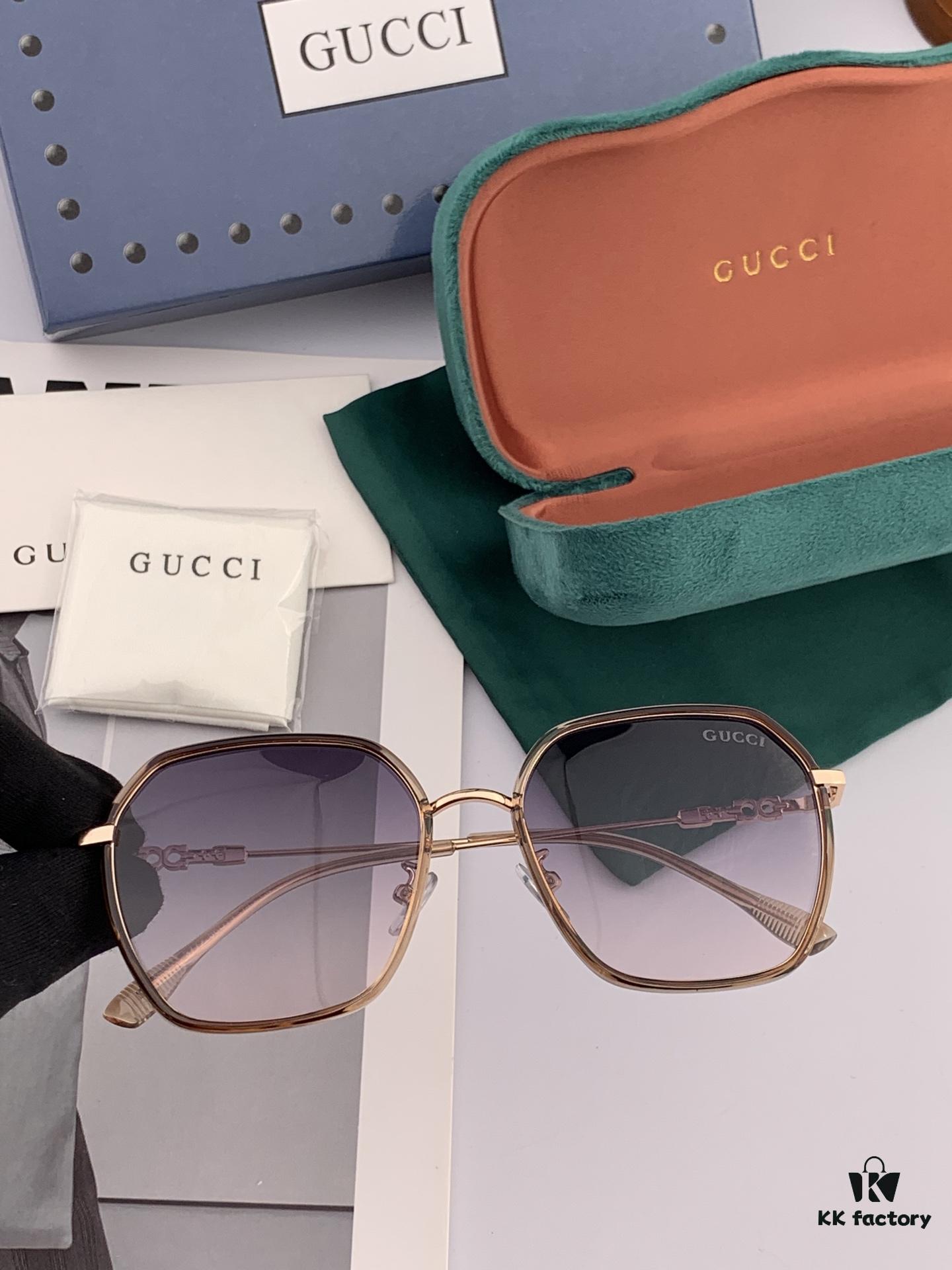 6931fda63a89a121ed54de7b Polarized Series Sunglasses Original GUCCI Influencer Super Hot-Selling Blue Classic Luxury Global Fashion Round Frame Sunglasses Top Quality Luxury Logo Authentic Acetate Material Model: G2377