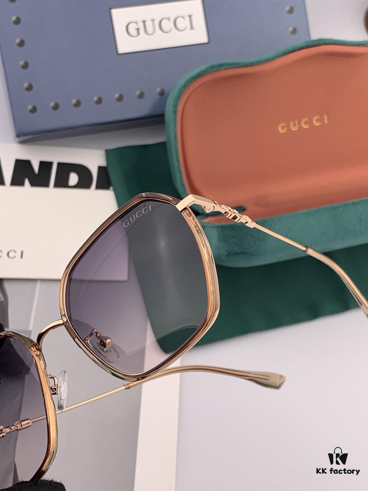6931fda63a89a121ed54de7d Polarized Series Sunglasses Original GUCCI Influencer Super Hot-Selling Blue Classic Luxury Global Fashion Round Frame Sunglasses Top Quality Luxury Logo Authentic Acetate Material Model: G2377