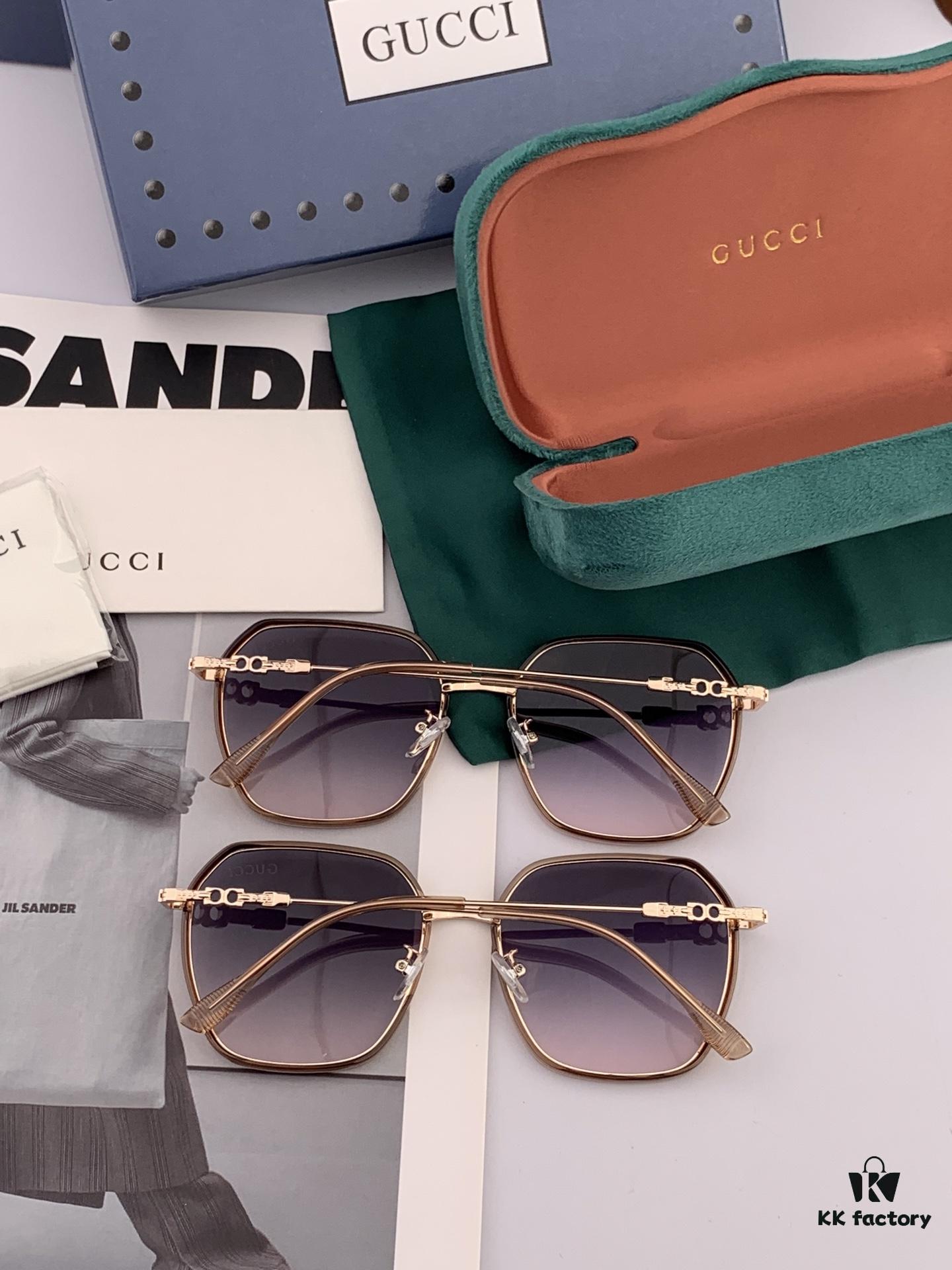 6931fda63a89a121ed54de80 Polarized Series Sunglasses Original GUCCI Influencer Super Hot-Selling Blue Classic Luxury Global Fashion Round Frame Sunglasses Top Quality Luxury Logo Authentic Acetate Material Model: G2377