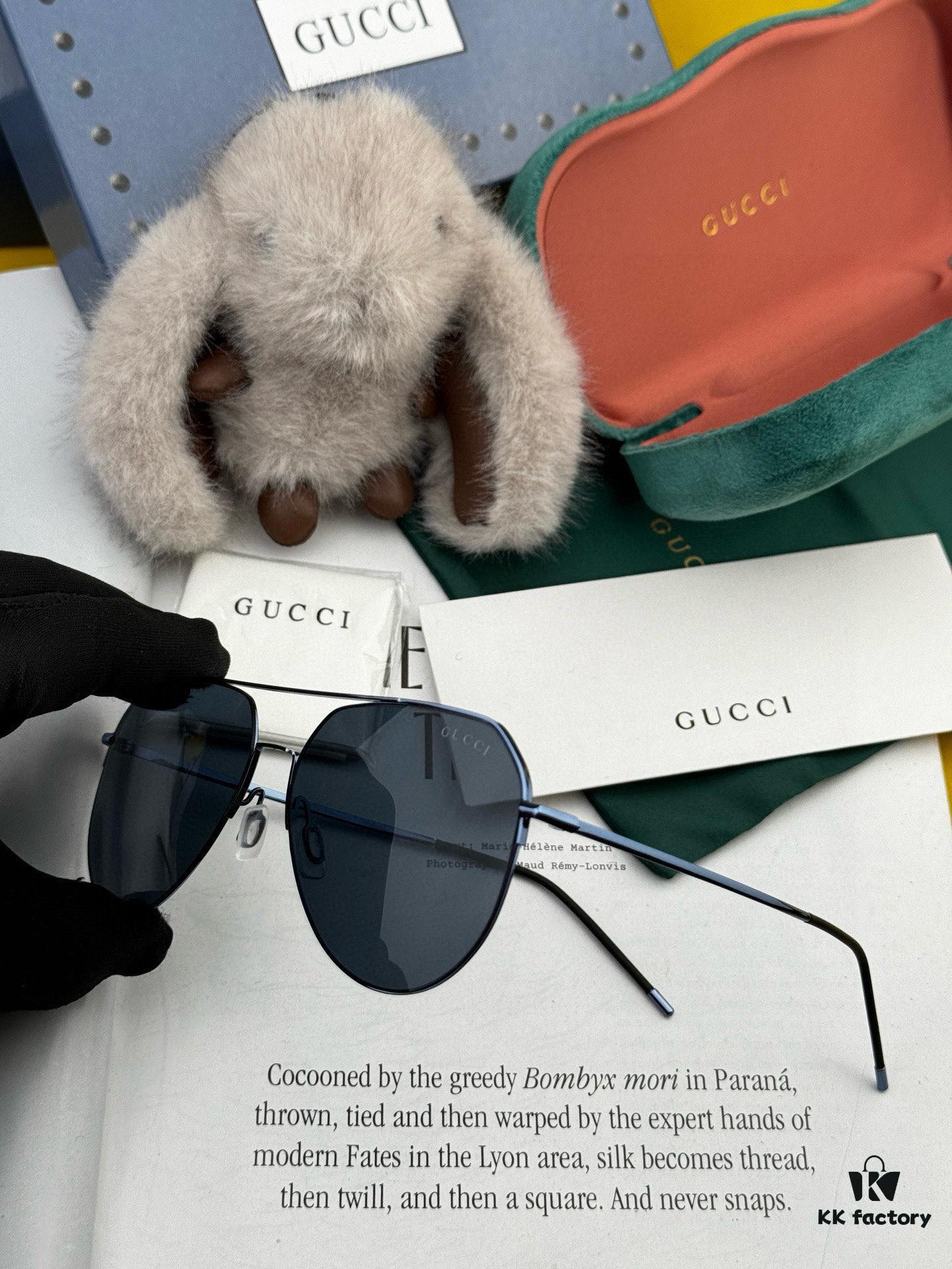 6931fda93a89a121ed54dea1 GUCCI Men's Colorful Pilot Polarized Sunglasses
