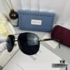 GUCCI Italy - Polarized Sunglasses with Polylite Lens, Lightweight Stainless Steel Frame, UV400 Protection, Stylish Driving Sunglasses Model 58317